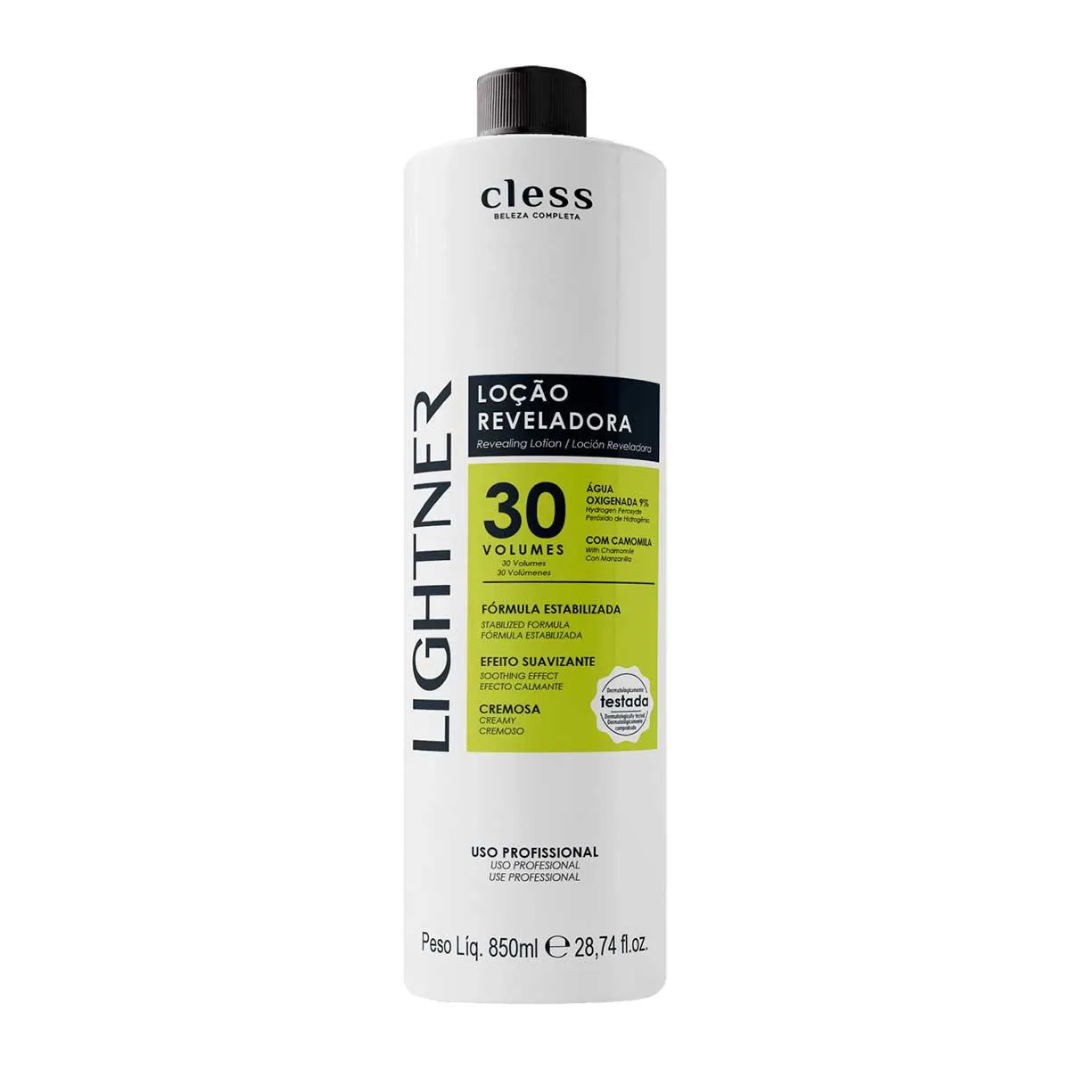 Água Oxigenada Cremosa Lightner 40 Volume com 100ml
