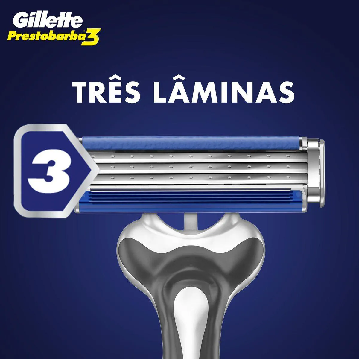 Barbeador Gillette Prestobarba 3 Comfortgel 2 unidades