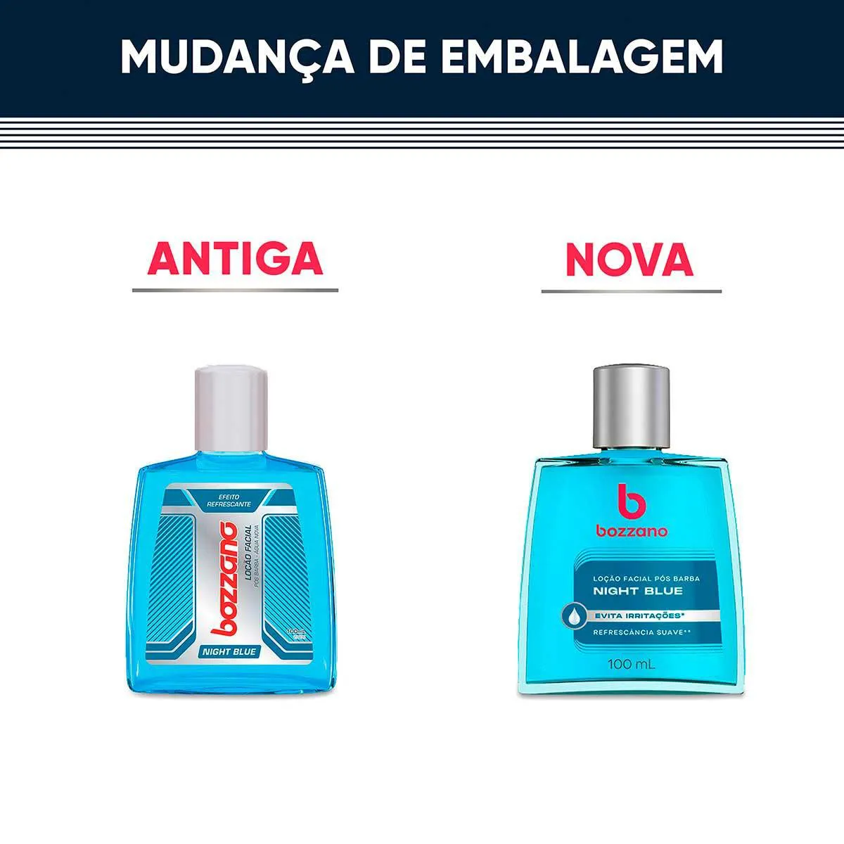 Loção Pós-Barba Bozzano Night Blue com 100ml