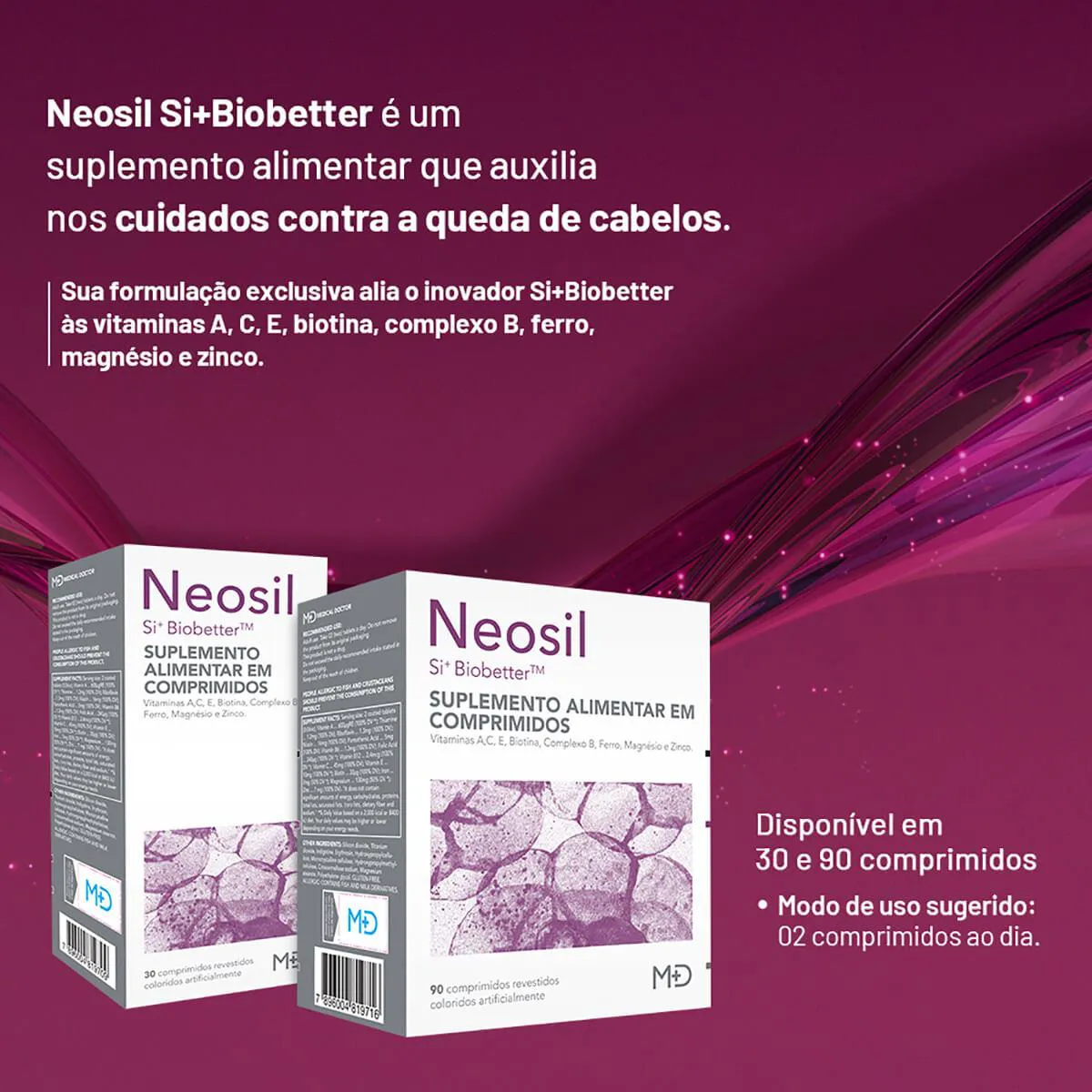 Neosil 50mg Suplemento Alimentar - 90 Comprimidos