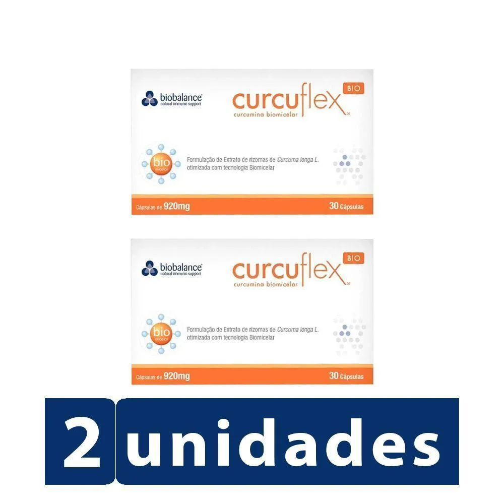 Kit 2 Curcuflex 30 cápsulas 920mg