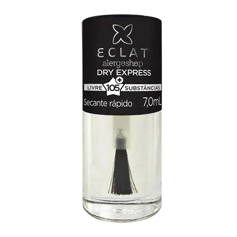 Óleo secante para unhas eclat alergoshop 7ml