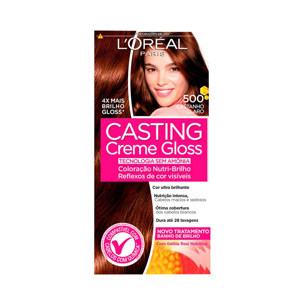 Tintura Semi-permanente Casting Creme Gloss 500 Castanho Claro