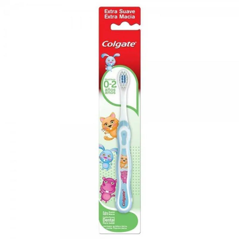 Escova Dental Colgate My First sem Flúor - Extra Macia 1 Unidade 0 a 2 Anos