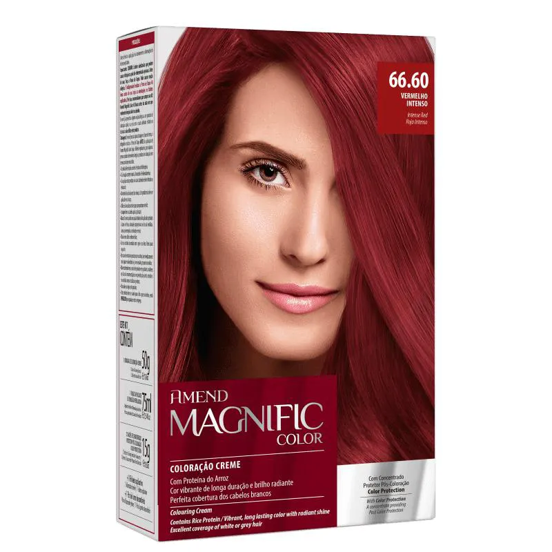 Amend Magnific Color 66.60 Vermelho Intenso - Coloração 200g