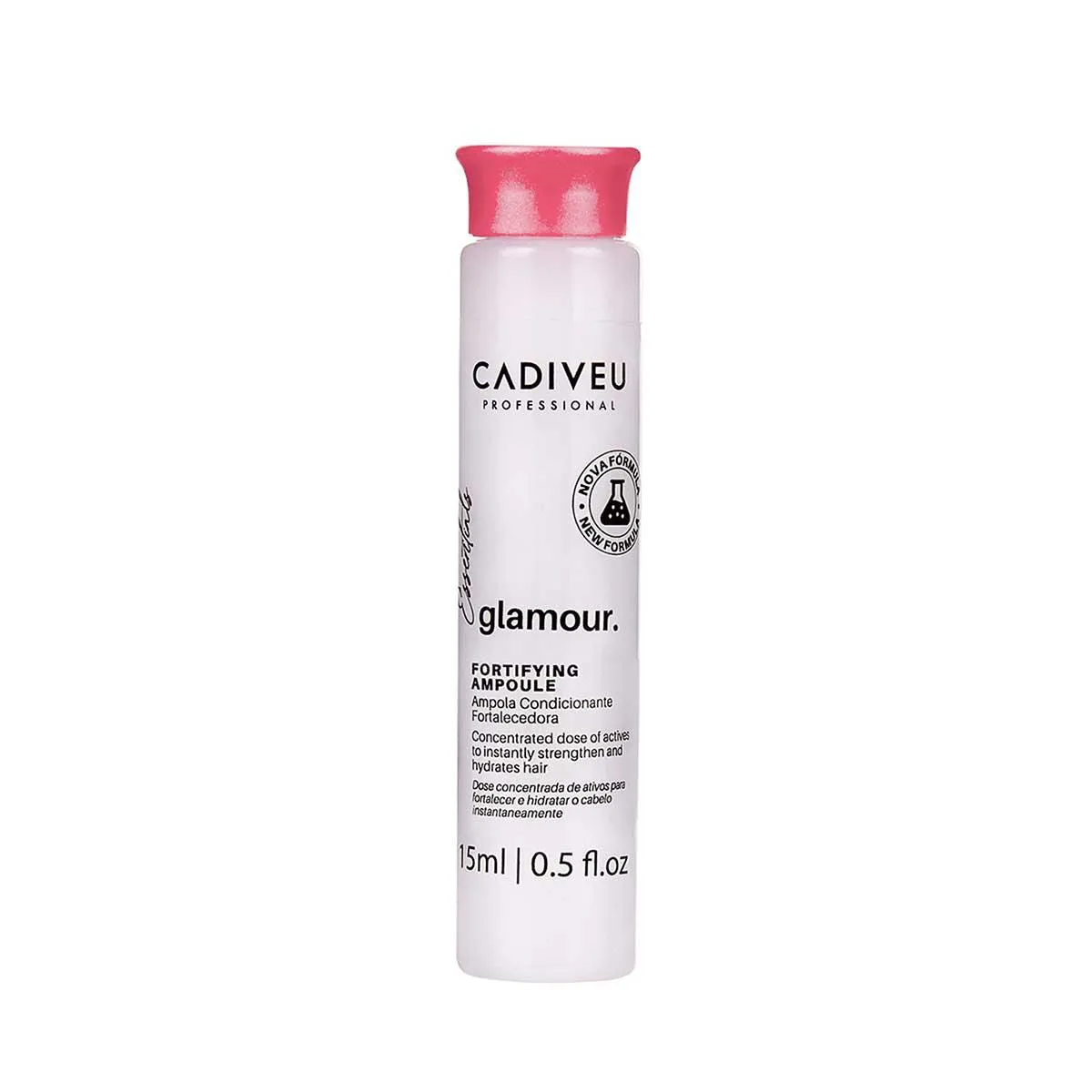 Ampola Capilar Fortalecedora Glamour Cadiveu Professional 15ml