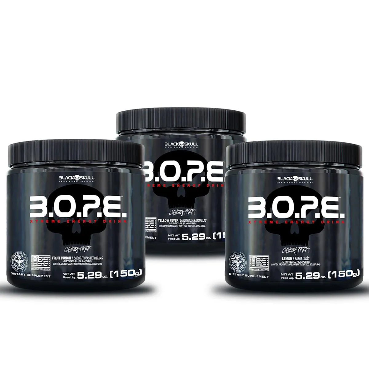 Kit Pré-Treino B.O.P.E. 150g 3 unidades