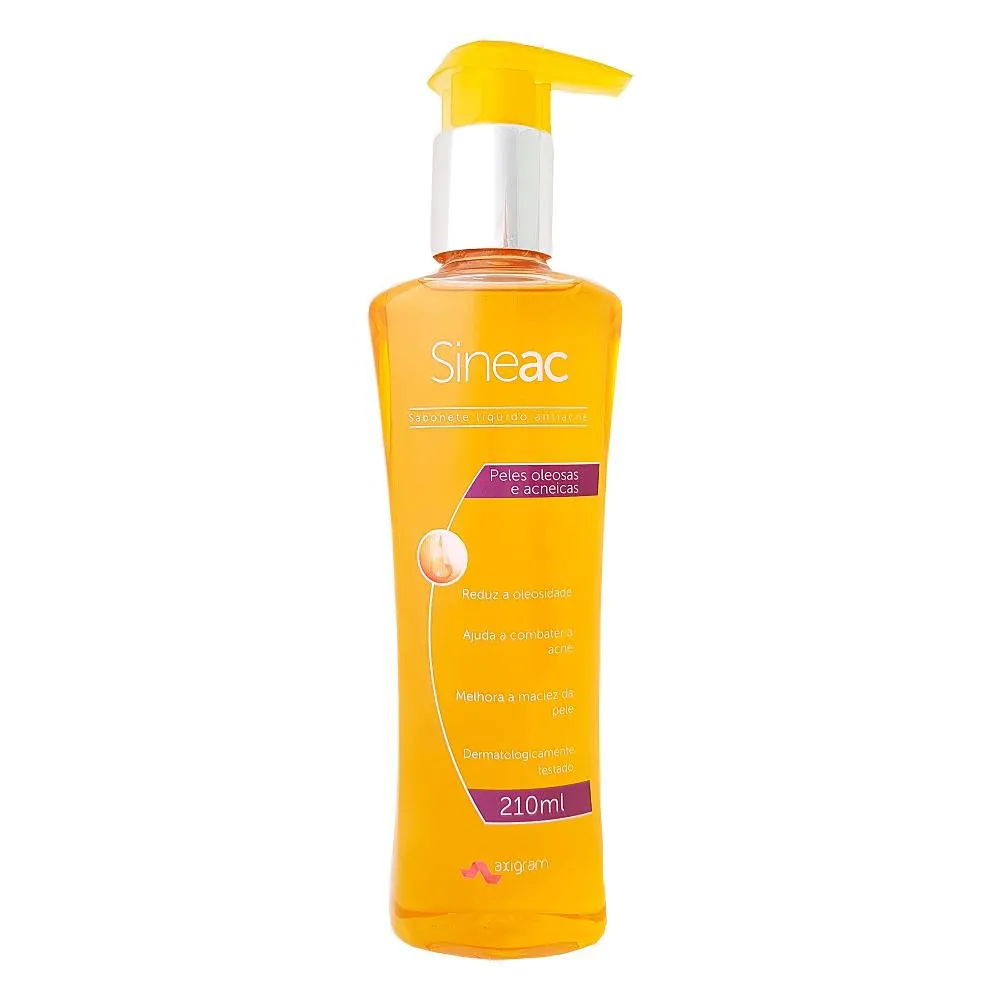 AXIGRAM SINEAC SABONETE LíQUIDO ANTIACNE 210ML