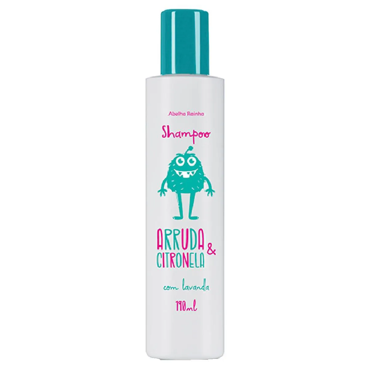 Shampoo arruda, citronela e lavanda abelha rainha 190ml