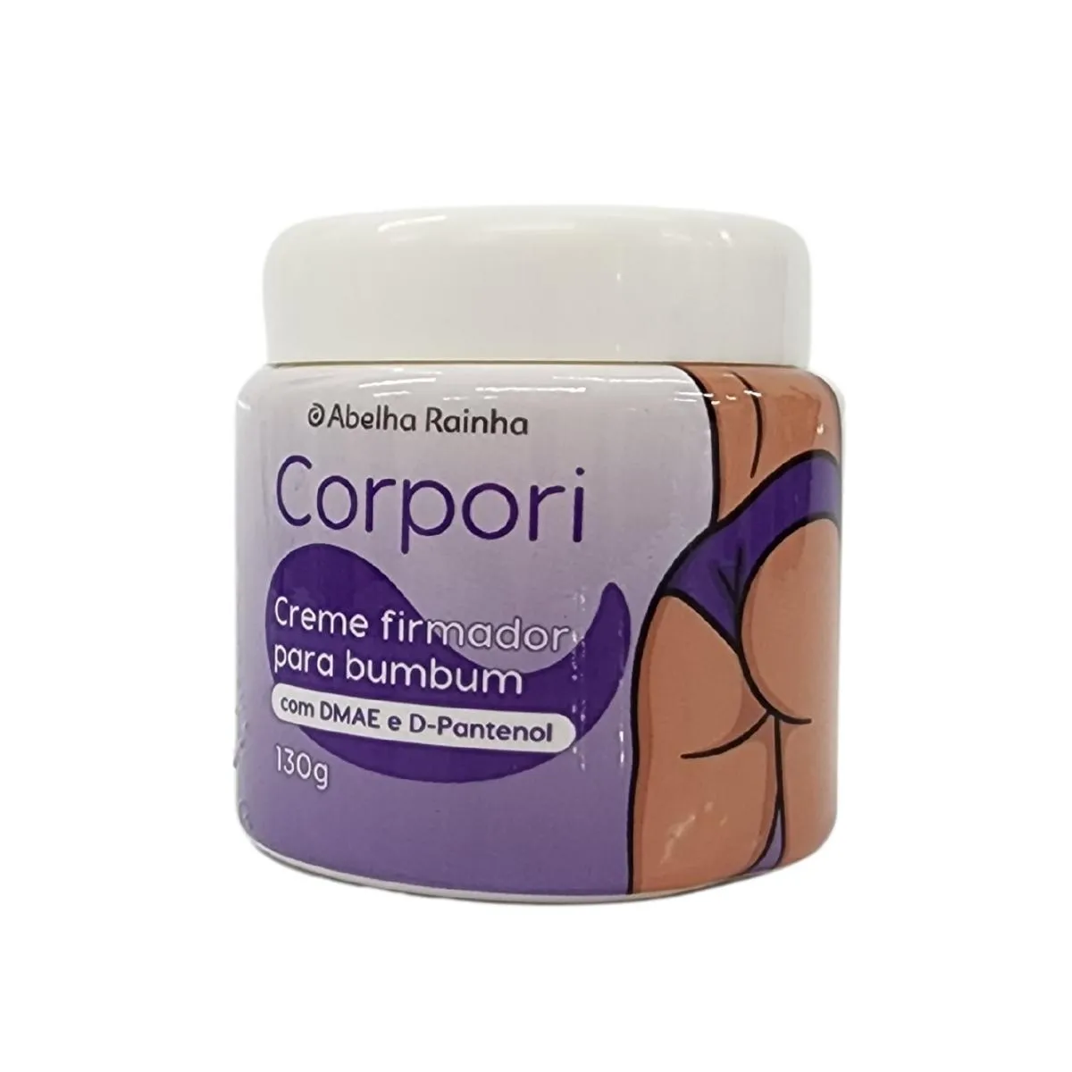 Creme firmador para bumbum com dmae e d-pantenol corpori abelha rainha 130g