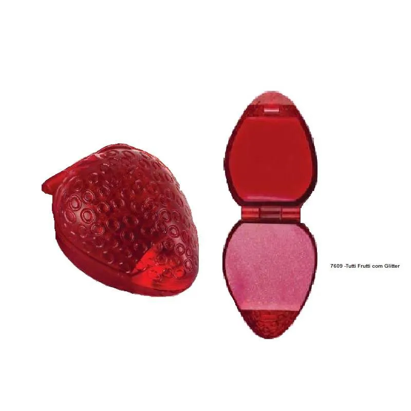 Brilho Labial Moranguinho Doce Infância Tutti Frutti com Glitter Abelha Rainha 14g