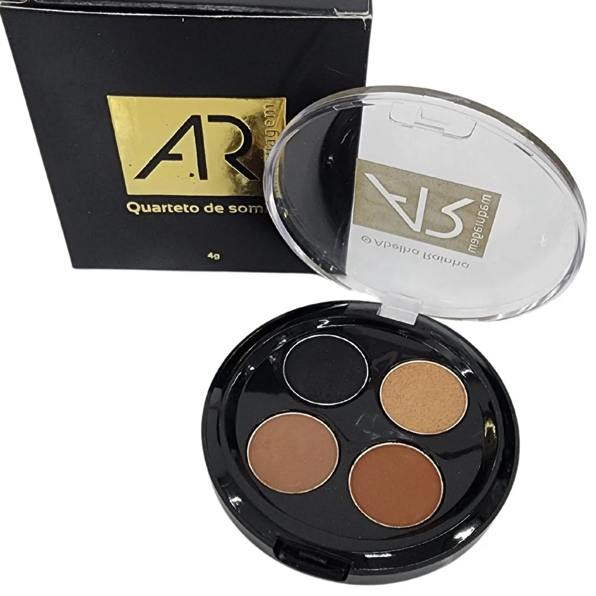 Paleta de sombras glow ar maquiagem abelha rainha 4g