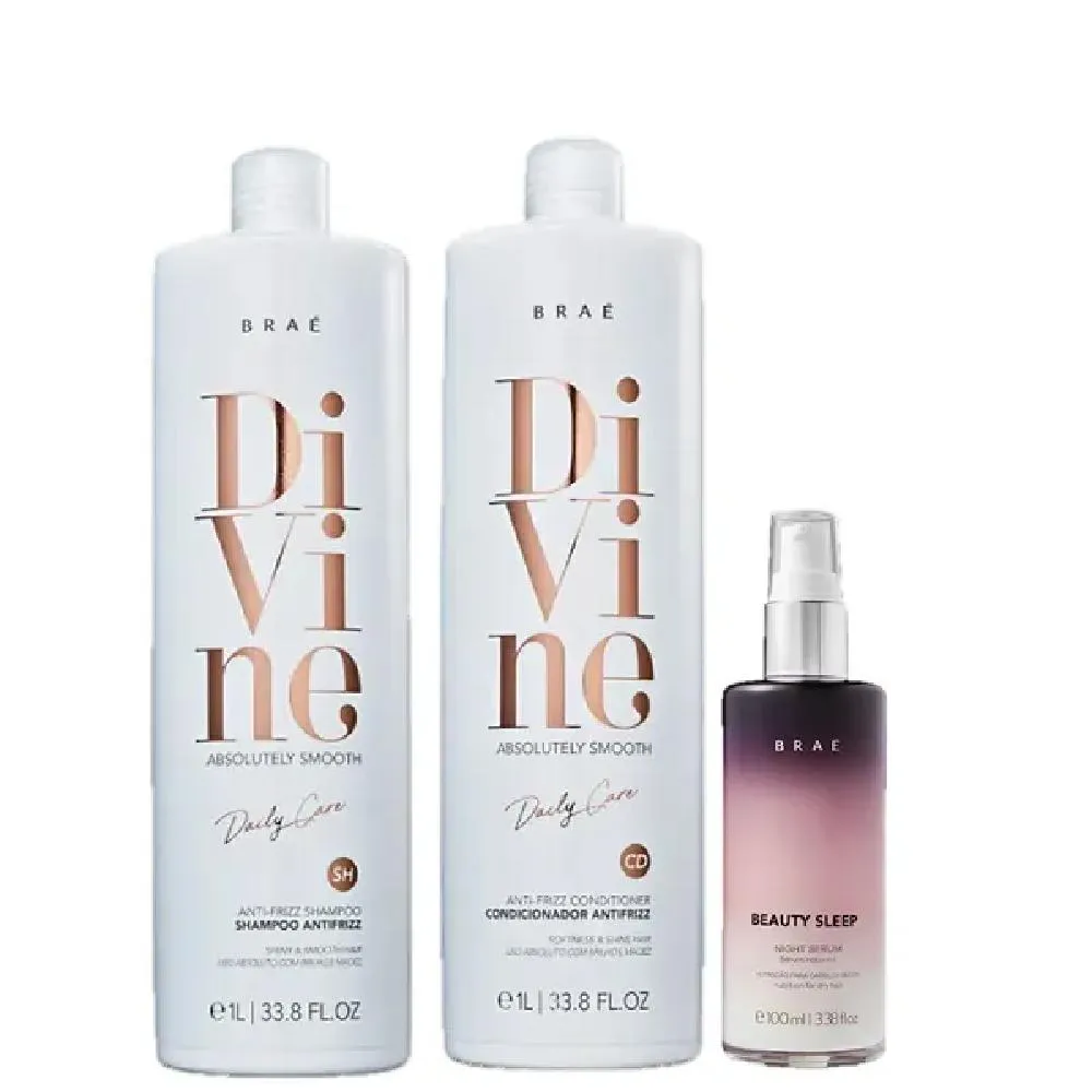 Braé Divine Anti Frizz Duo 1l e Beauty Sleep 100ml