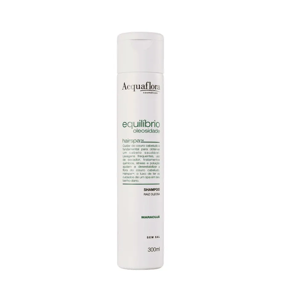 Shampoo Acquaflora Equilíbrio de Oleosidade Raiz Oleosa 300ml
