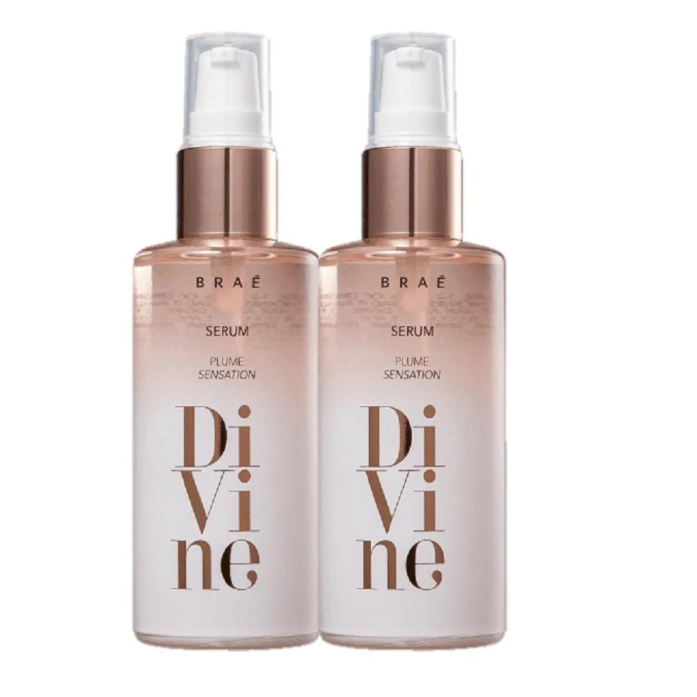 Braé Divine Plume Serum Reparador 60ml (2 Unidades)