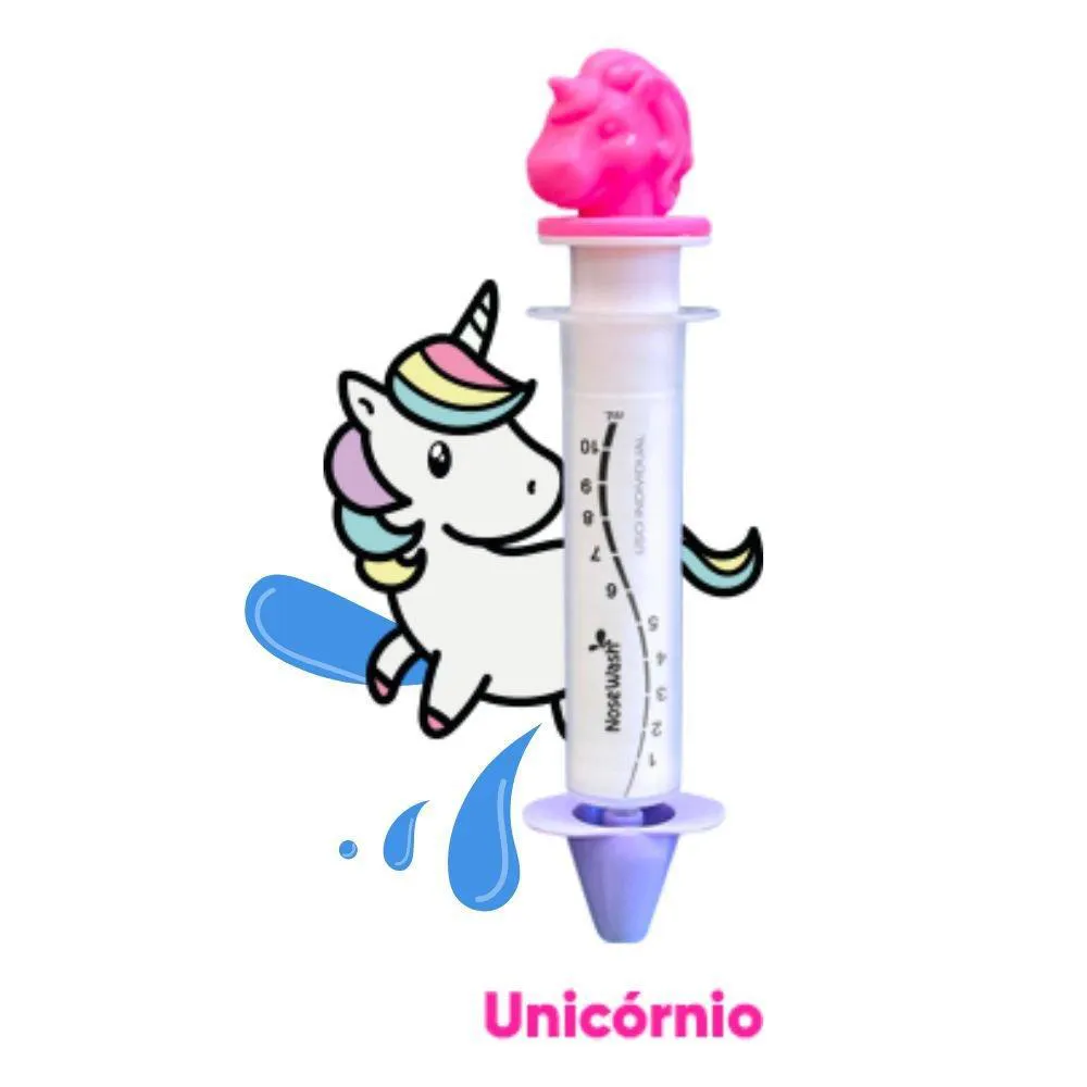 Seringa Nosewash para Lavagem Nasal 10ml Unicornio Agpmed