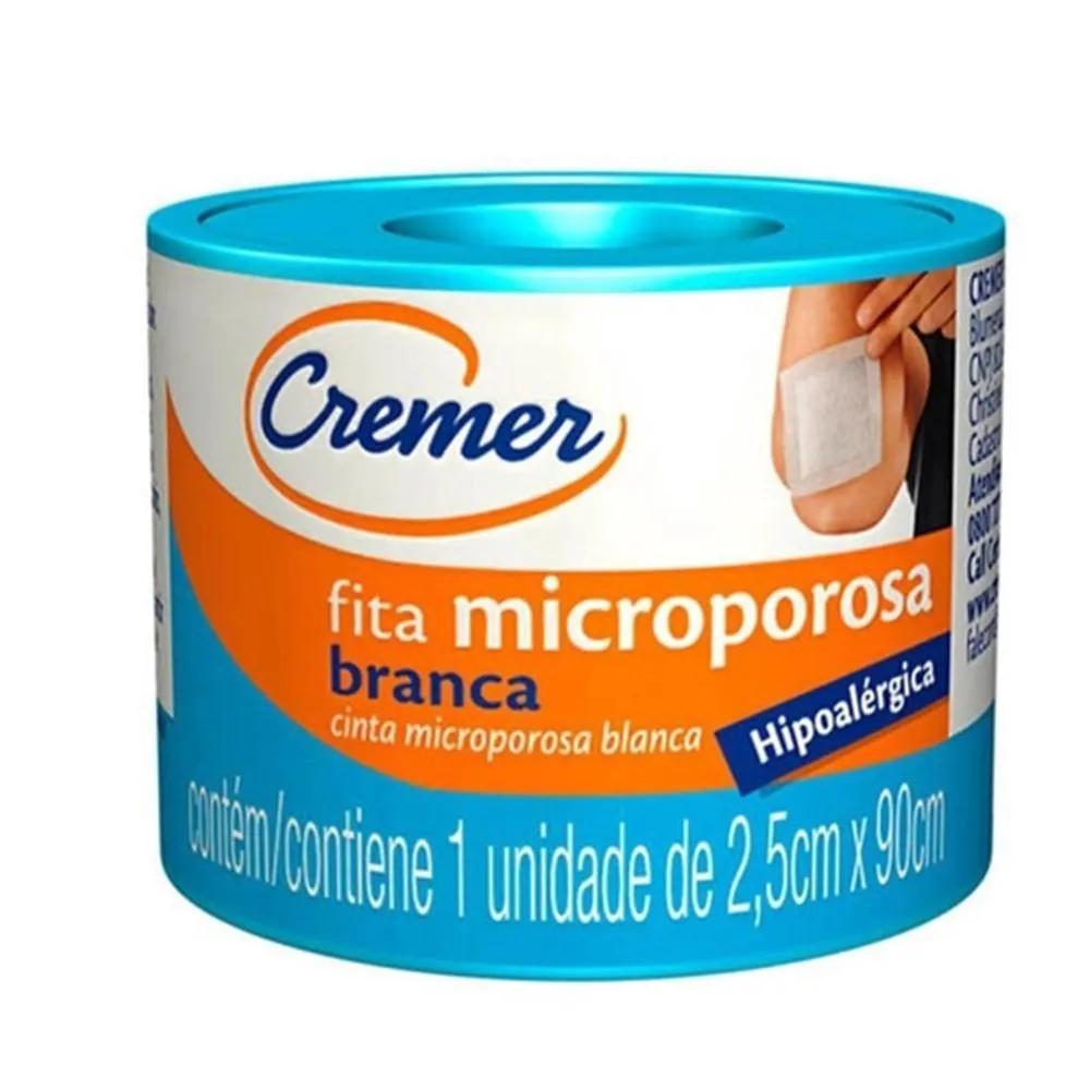 Cremer Fita Microporosa Branco 2,5cm X 90cm