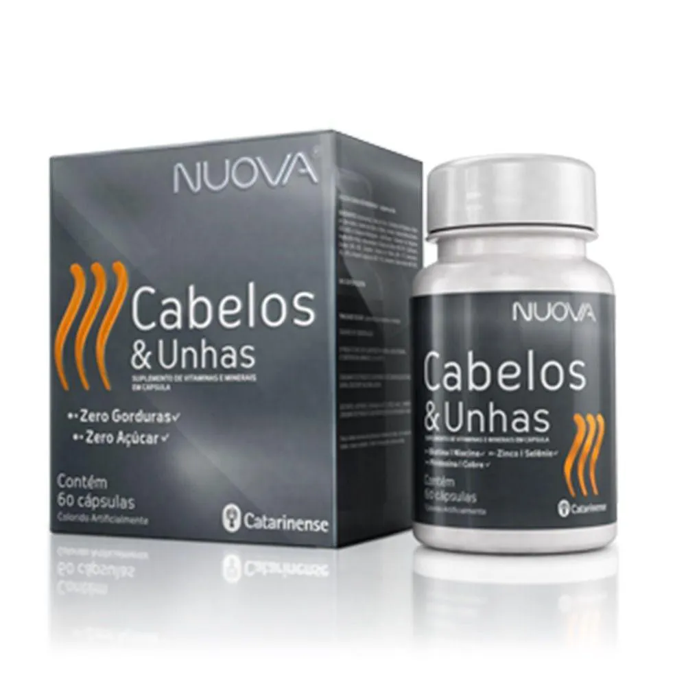 Nuova Cabelos e Unha 60 cápsulas Catarinense