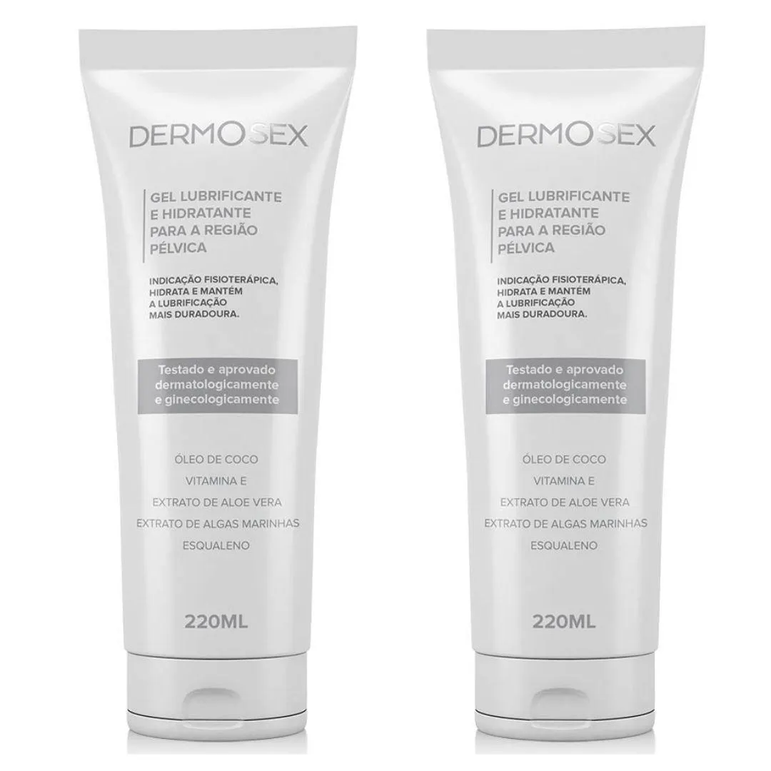 Combo 2x Hidratante Intimo Feminino e Lubrificante Fórmula Exclusiva 220ml