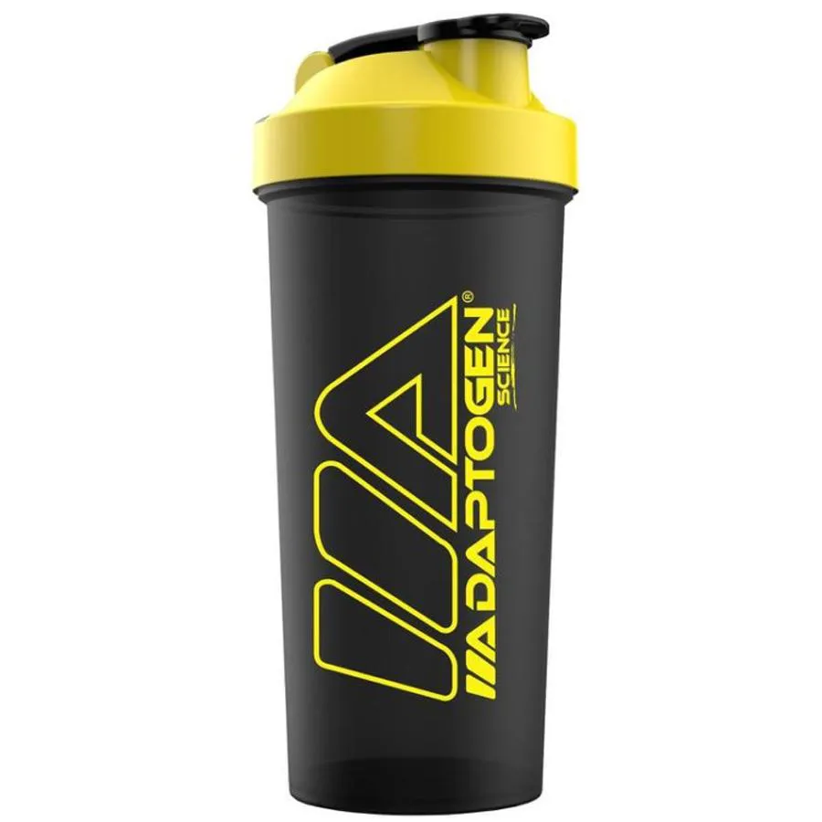 Shaker Adaptogen Preto com Amarelo 600ml