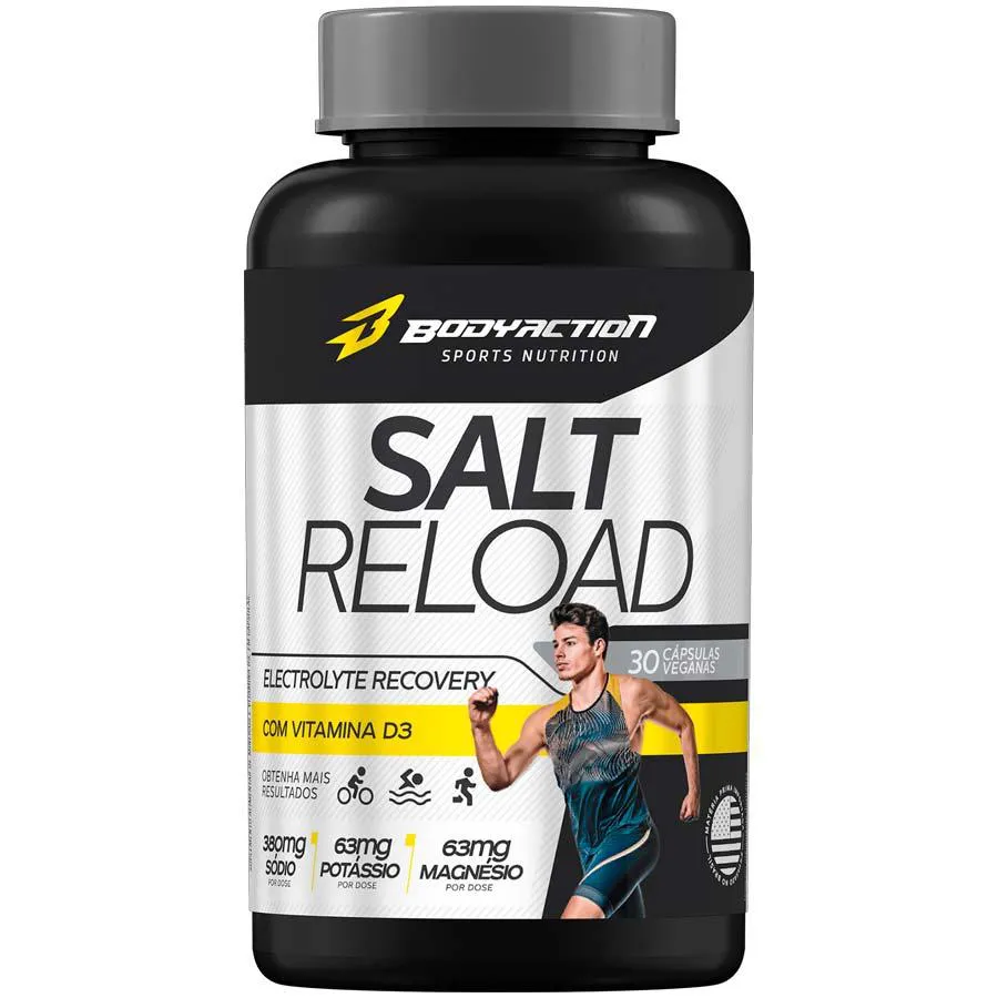 Salt Reload cápsulas de Sal 30 Dias Bodyaction