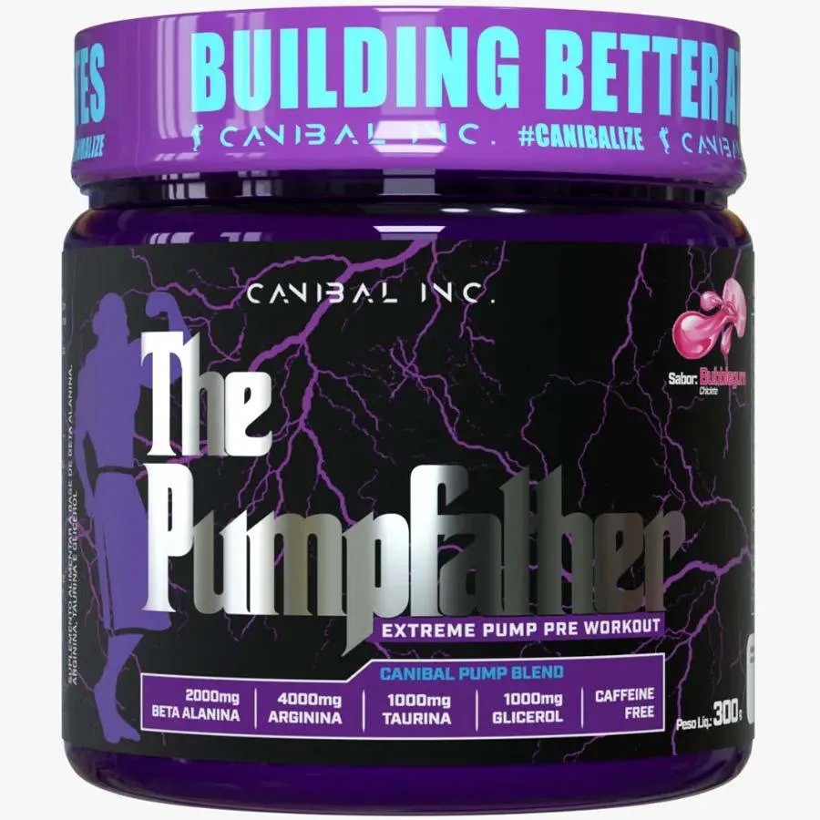 Pré Treino Canibal Inc The Pumpfather Chiclete 300g