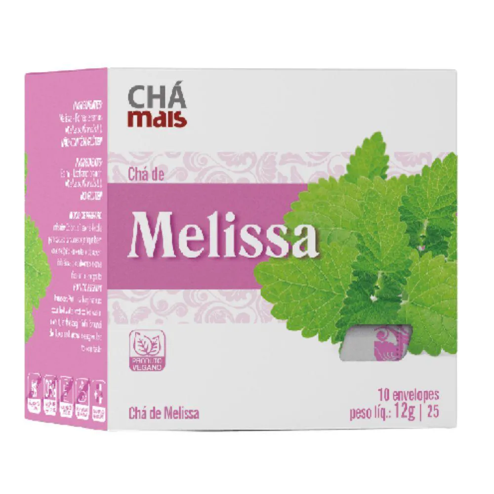 Chá de Melissa 10 Sachês - Chá Mais