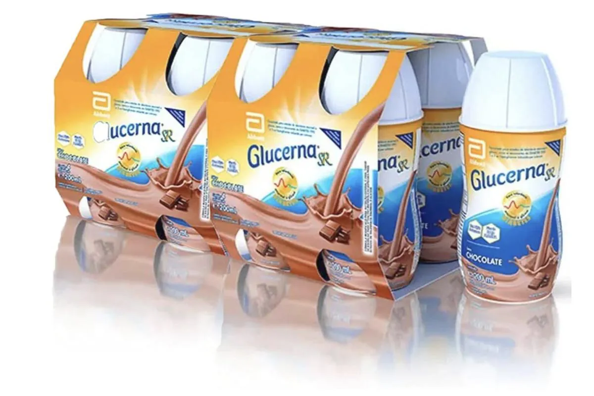 Glucerna Sr 200ml Pack com 8 unidades Sabor Chocolate