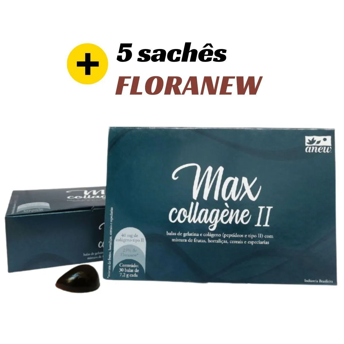 MAX COLLAGèNE TIPO 2 ANEW + 5 SACHêS DE FLORANEW