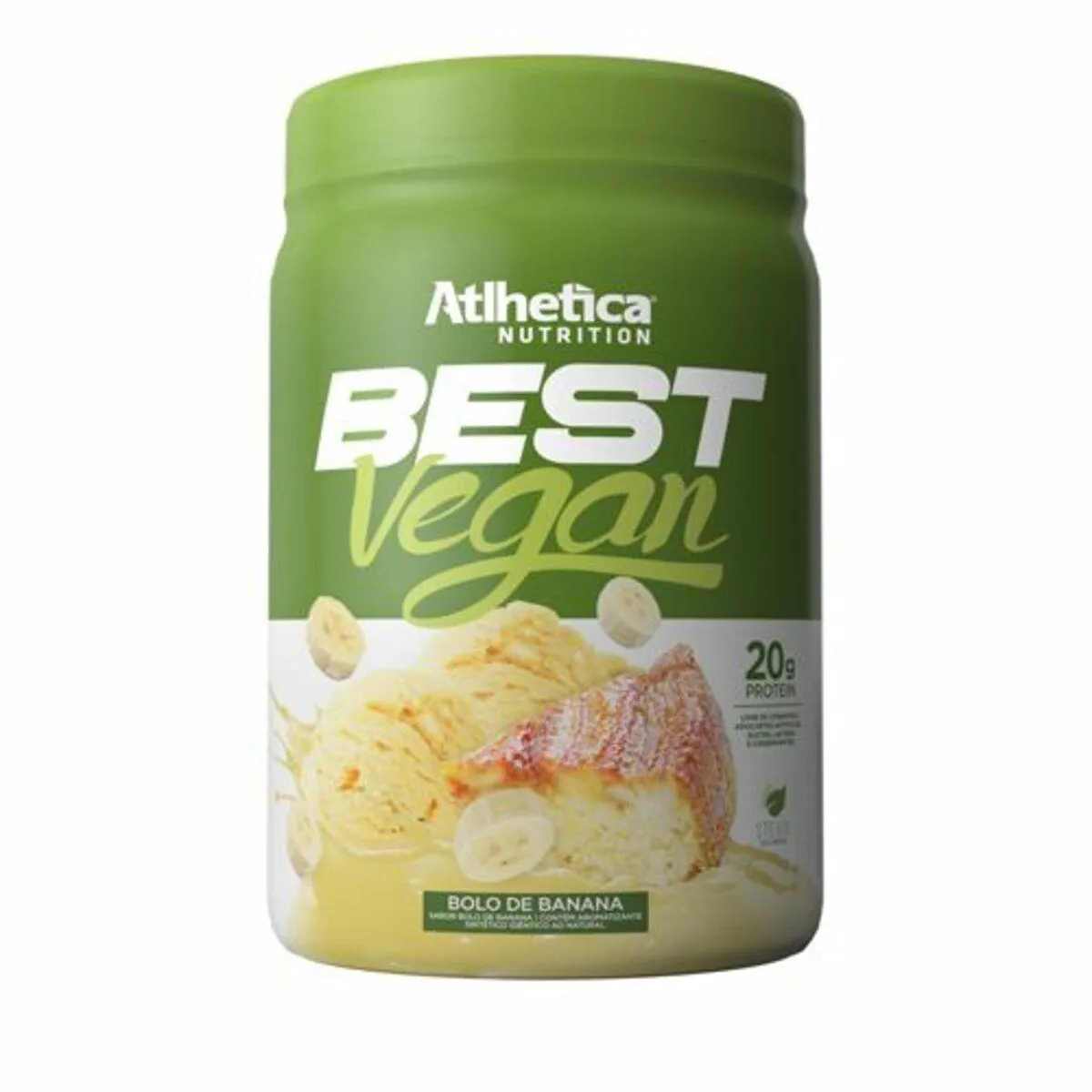 Proteína em Pó Athletica Nutrition Best Vegan Bolo de Banana 500g
