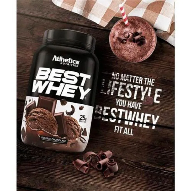Proteína Best Whey Atlhetica Nutrition Double Chocolate Sachê 35g