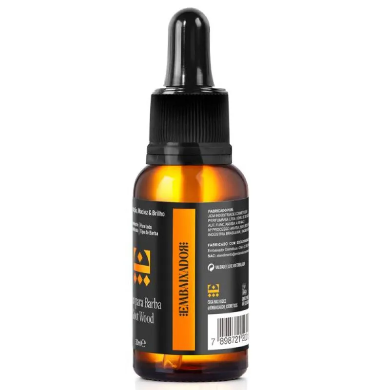 Kit Barba Goot Wood - Óleo + Balm + Shampoo Barba Embaixador 200ml