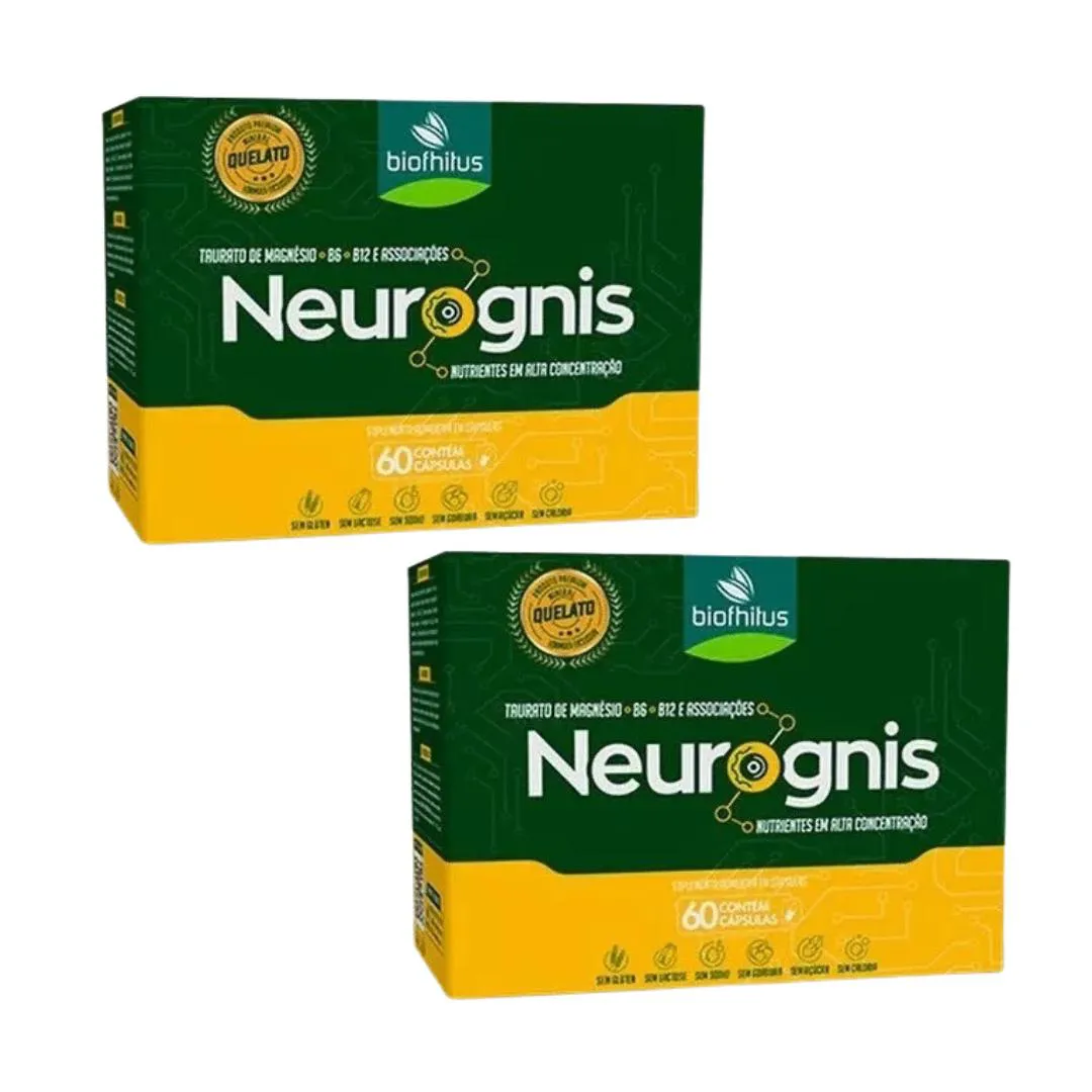 Kit C2 Suplemento Vitamínico Neurognis 60 cápsulas – Biofhitus