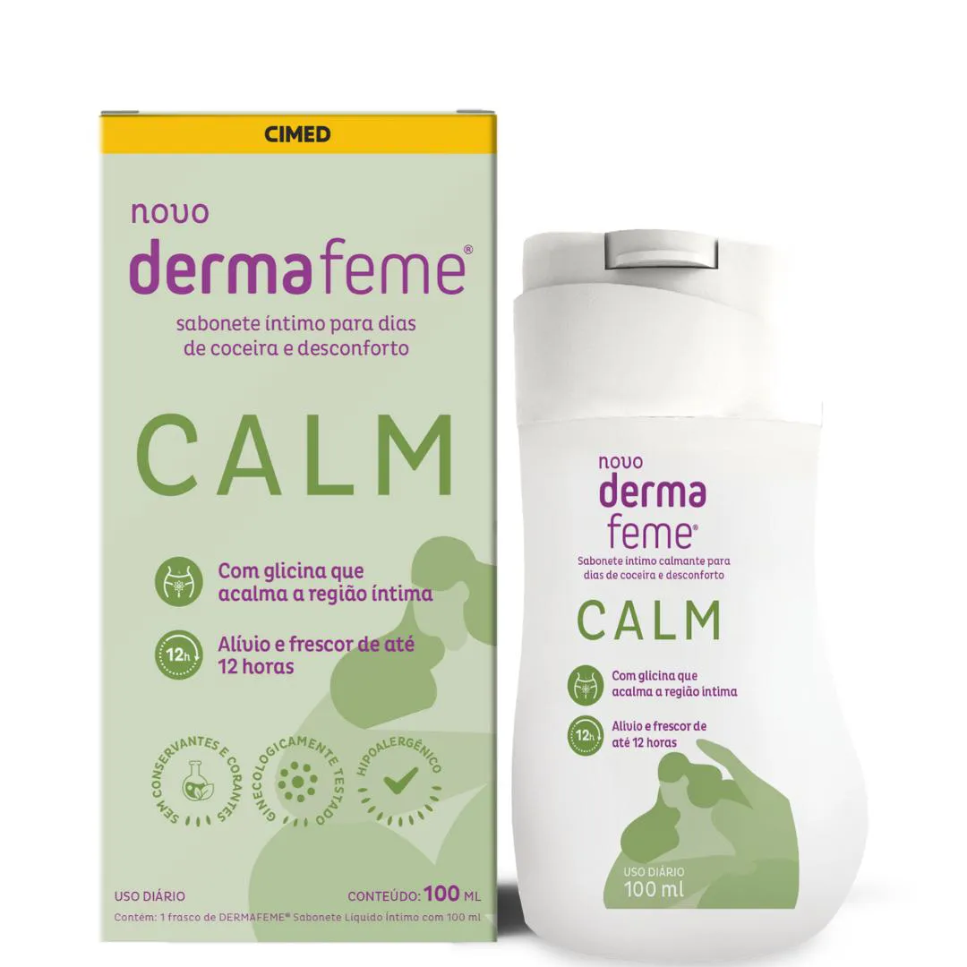 Sabonete Íntimo Calm Dermafeme 100ml – Cimed