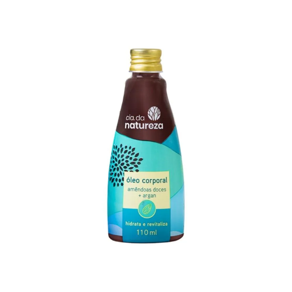 Óleo Corporal Cia da Natureza Amêndoas e Argan 100ml