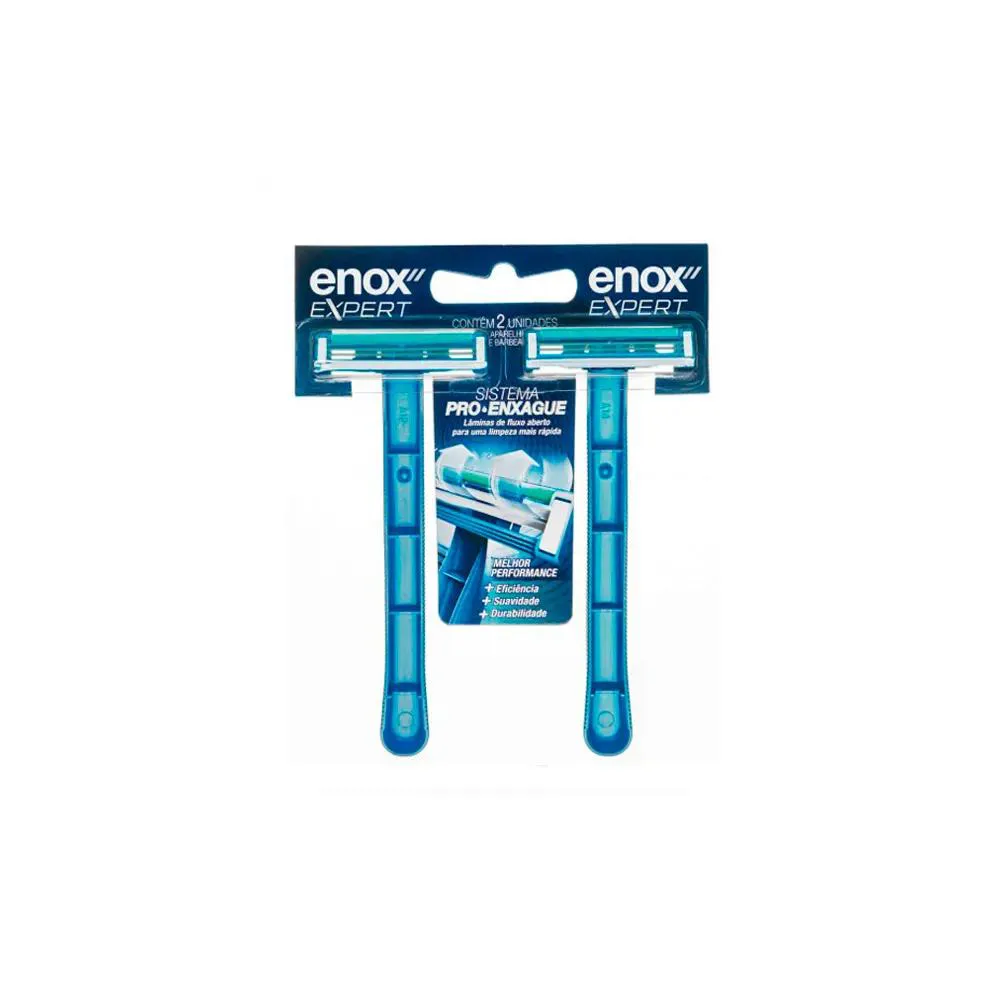Aparelho de Barbear Enox Expert Masc C/2un