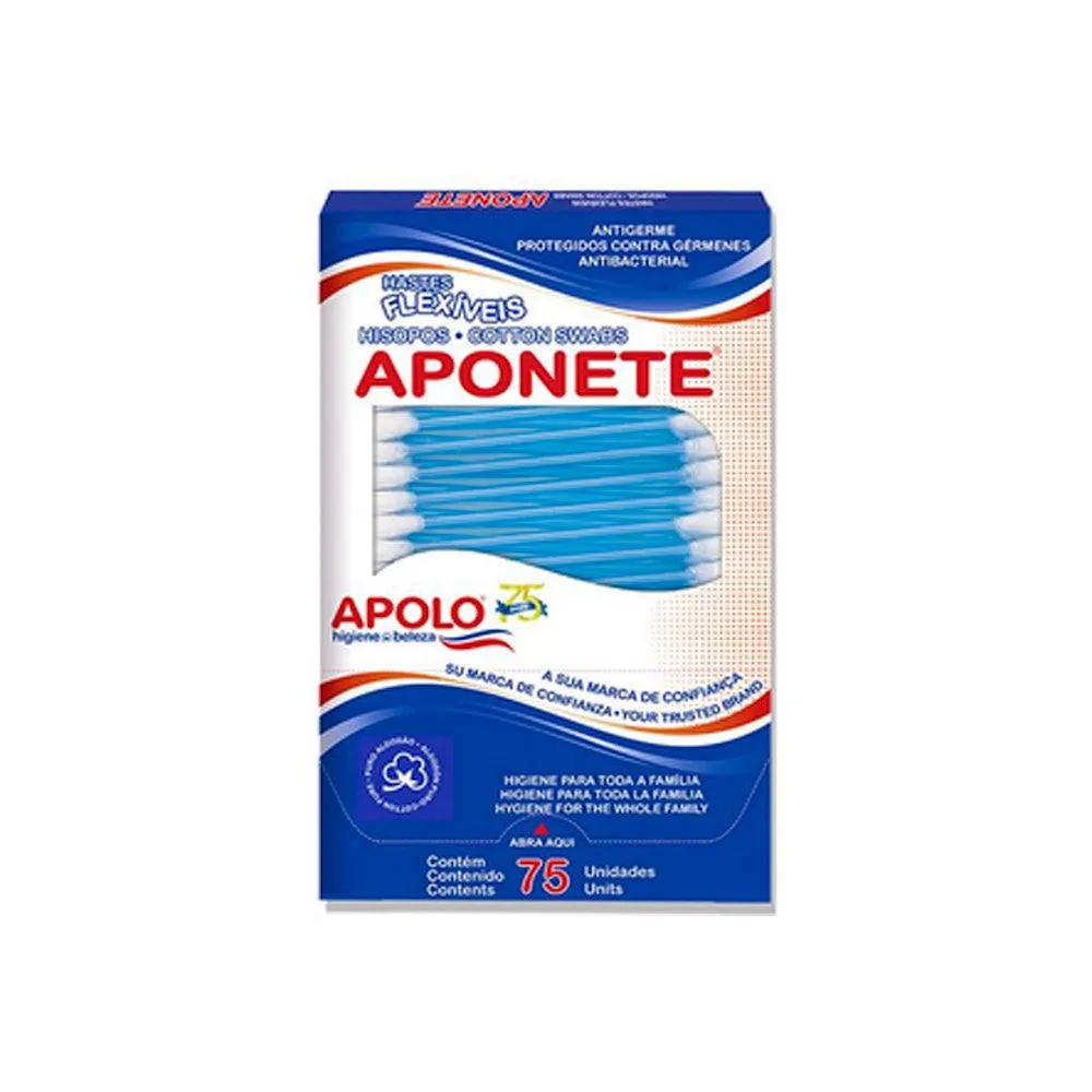 Hastes Flexíveis Apolo Aponete 75un
