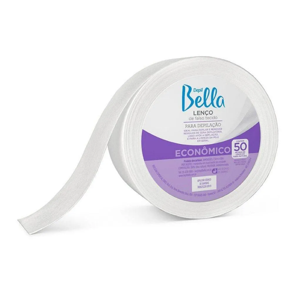 Lenço para Depilação Depil Bella Rolo 50m.