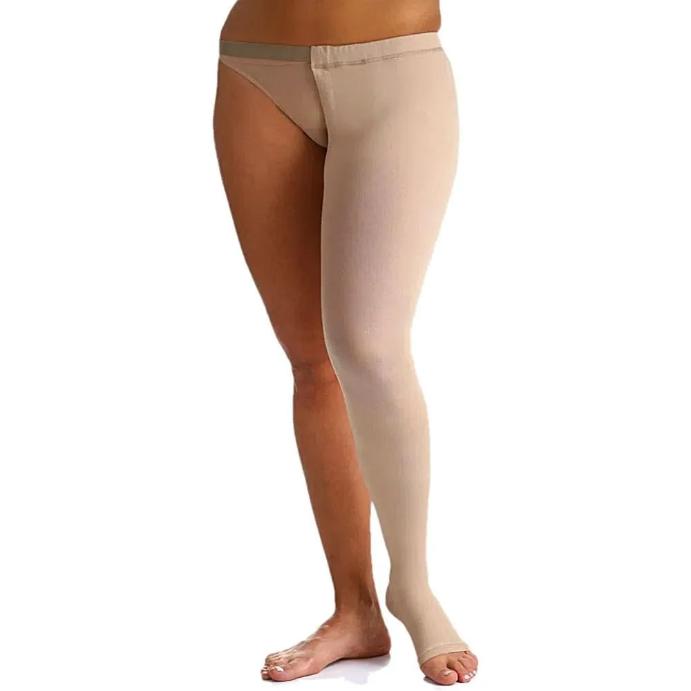 Meia 7/8 Cinta Sigvaris 30-40mmhg Aberta Natural Esquerdo G2