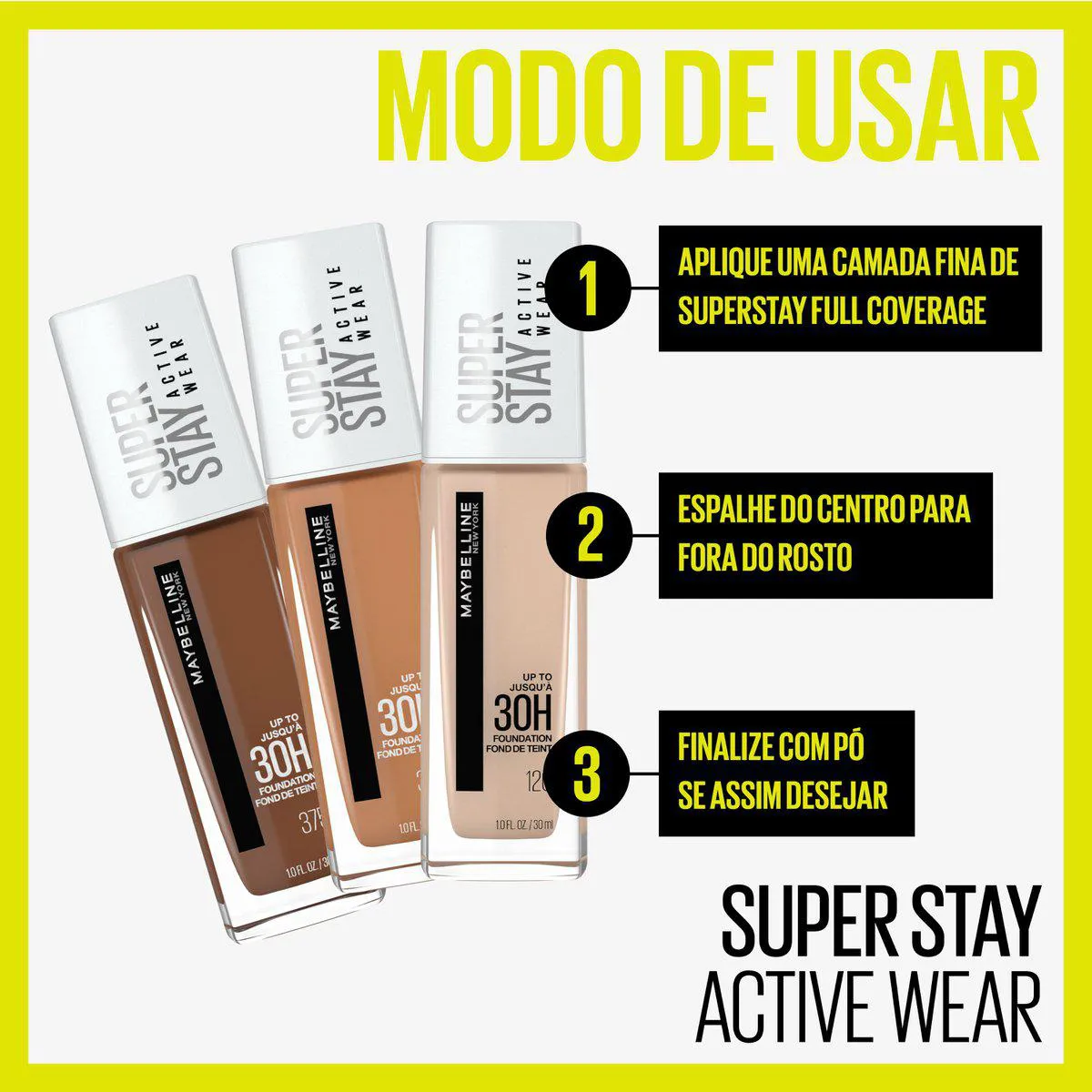 Base Longa Duração Maybelline Superstay Full Coverage 30ml - 128 Warm Nude