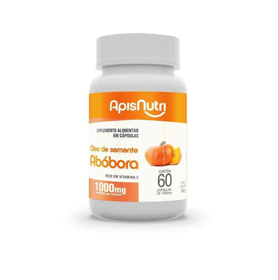 Óleo de Semente de Abóbora 1000mg (60 Cápsulas) - Padrão: Único