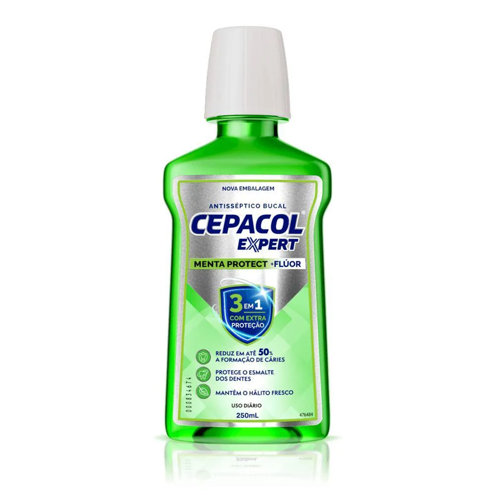 Enxaguante Bucal Cepacol Expert Menta Proctect 250ml