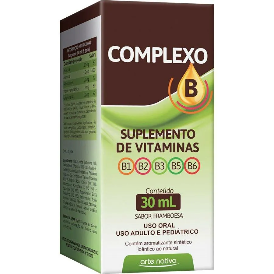 Complexo B Gotas 30Ml - Arte Nativa