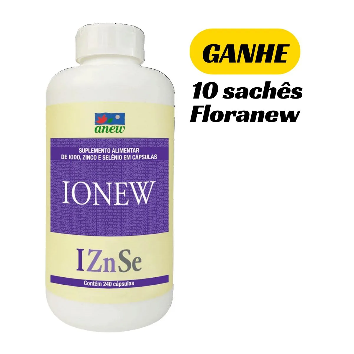 IONEW ANEW 240 CAPS + 10 SACHêS FLORANEW