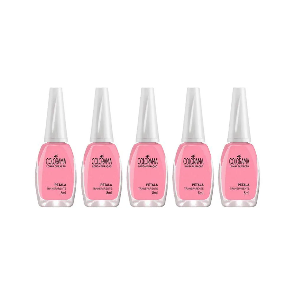 Kit Esmalte Colorama Natural Petala (5 Unidades)
