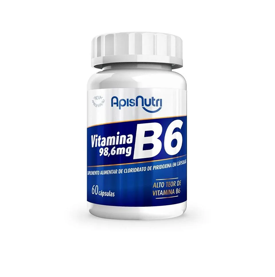 Vitamina B6 - 280mg (60 Cápsulas) - Padrão: Único