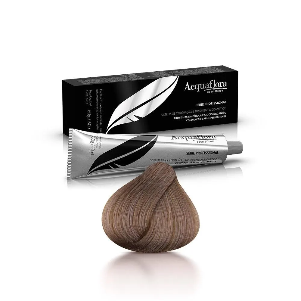 Tintura Acquaflora 7.1 Louro Natural Acinzentado