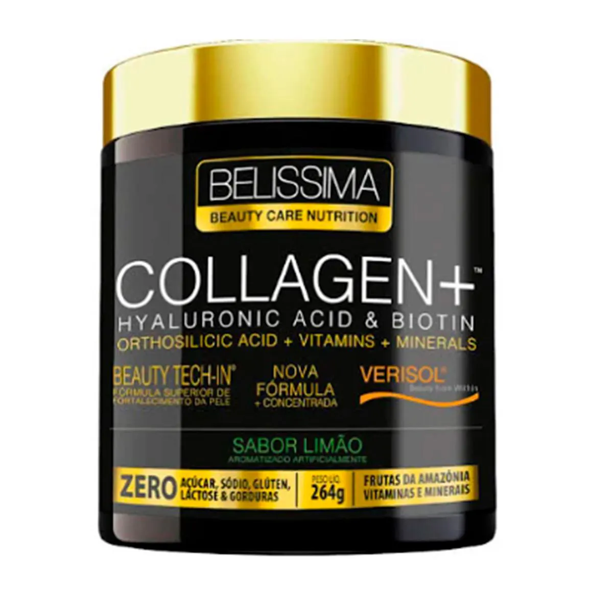 Colágeno Belíssima Collagen Plus Limão 264g