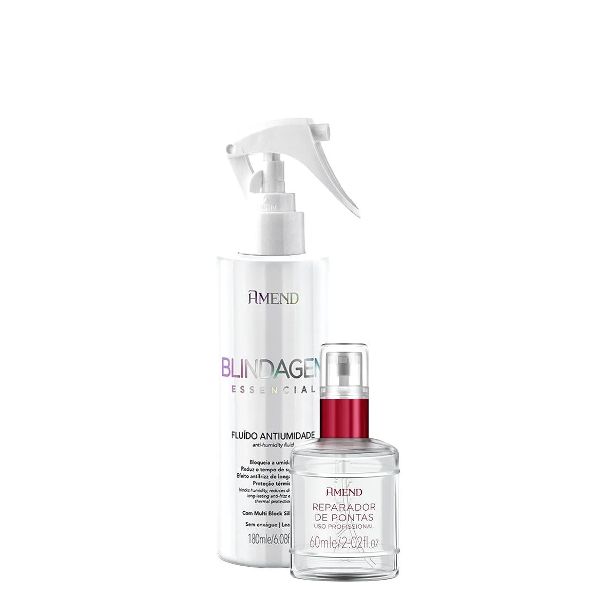 Kit Amend Classics Uso Profissional Reparador de Pontas e Fluído Antiumidade (2 Produtos)