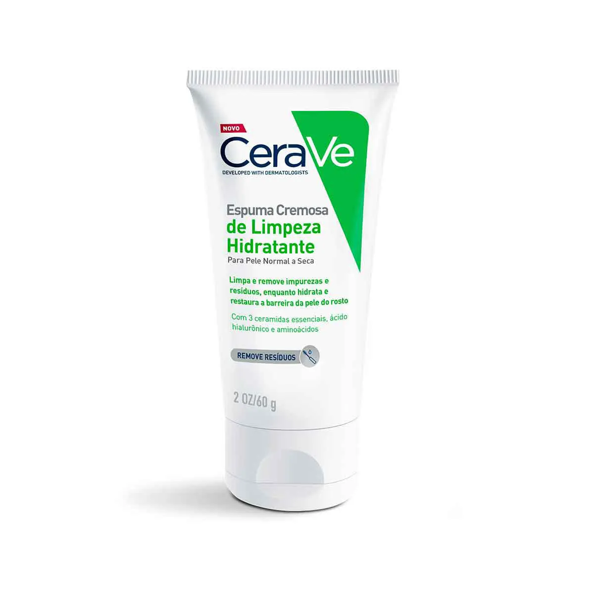 Espuma Cremosa de Limpeza Hidratante Cerave Sem Perfume 60g
